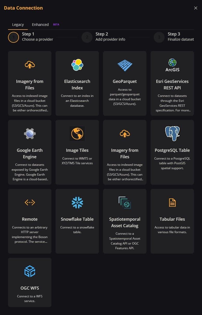 Dynamically connect to data with Geodesic